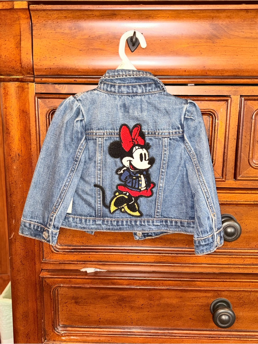 Baby Gap Disney Minnie Mouse Denim Jacket 18-24M NWT
